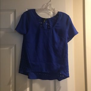 Fun blue blouse